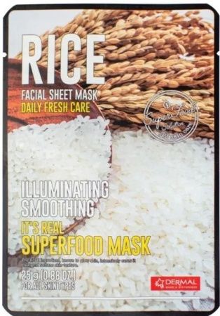 фото упаковки Dermal Маска для лица экстракт риса