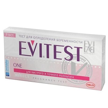 фото упаковки Evitest one Тест на беременность