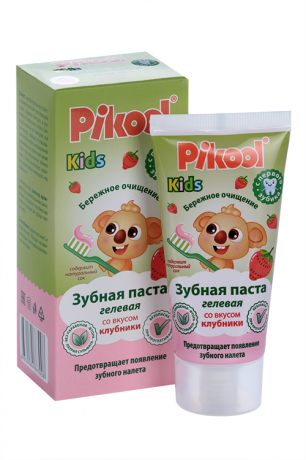 фото упаковки Pikool зубная паста детская Клубника