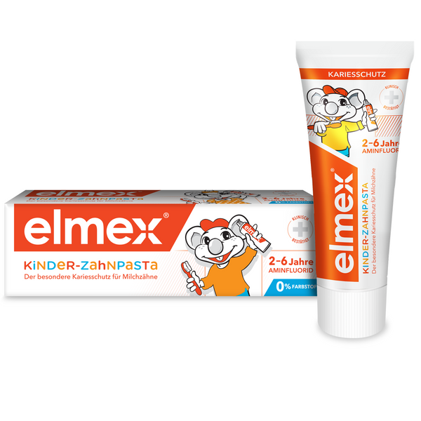 фото упаковки Элмекс Зубная паста детская от 2 до 6 лет