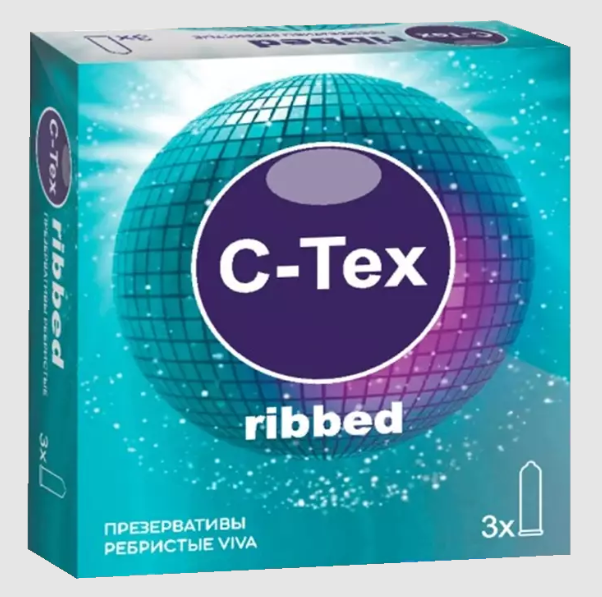 фото упаковки С-tex Презервативы Ребристые