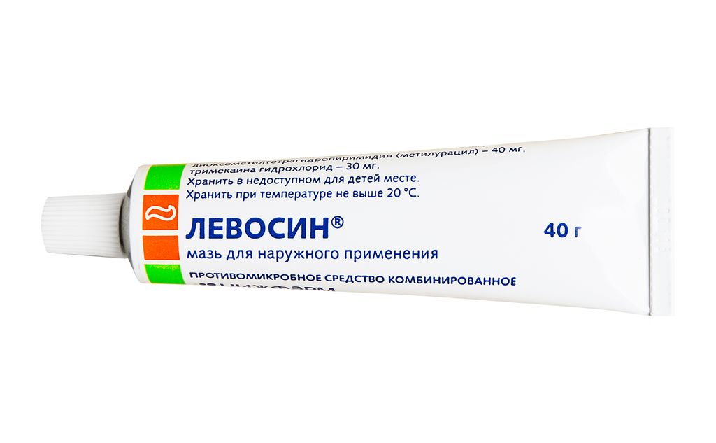 Левосин, мазь для наружного применения, 40 г, 1 шт.