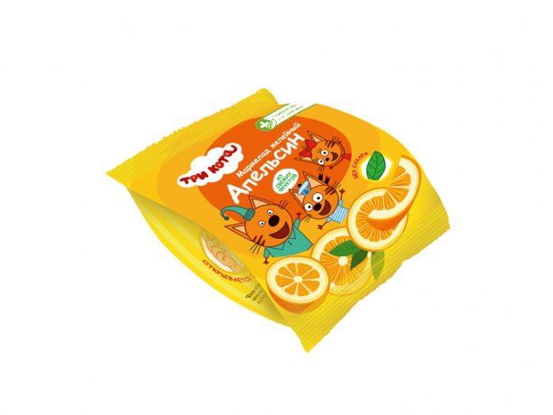 фото упаковки Мармелад желейный Три кота Апельсин