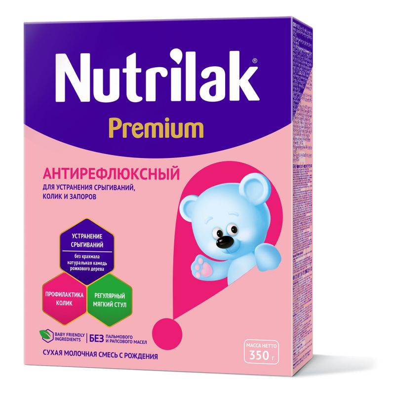 фото упаковки Nutrilak Premium смесь молочная Антирефлюкс