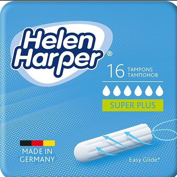 фото упаковки Helen harper super plus тампоны женские гигиенические
