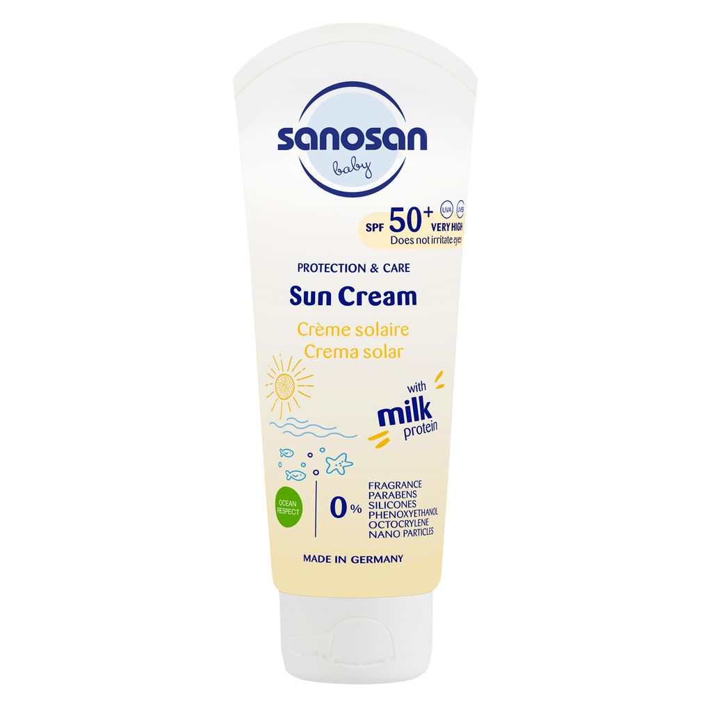 фото упаковки Sanosan Baby Крем солнцезащитный SPF50+
