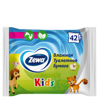 Zewa влажная туалетная бумага детская, 42 шт.
