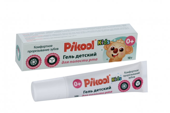 фото упаковки Pikool Гель детский для полости рта