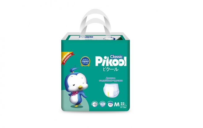 фото упаковки Pikool Classic Подгузники-трусики детские