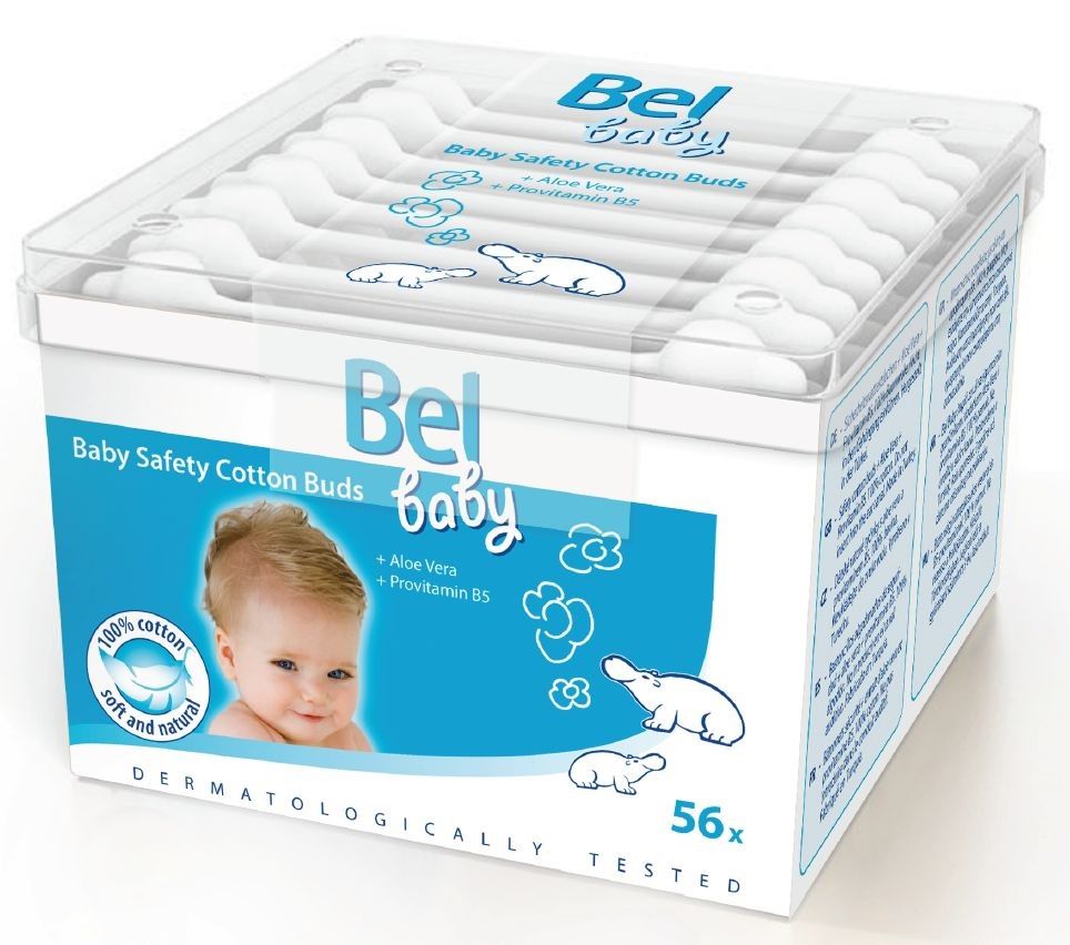 фото упаковки Bel Baby Ватные палочки детские безопасные
