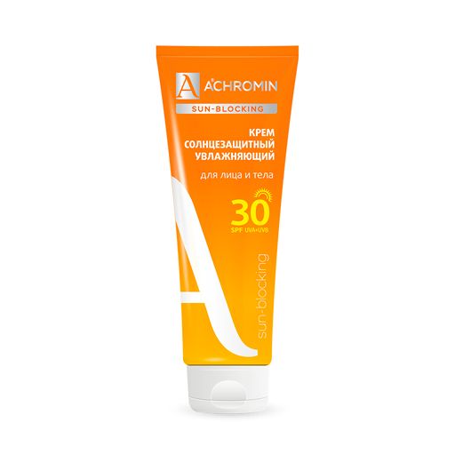 фото упаковки Achromin Крем солнцезащитный для лица и тела SPF 30