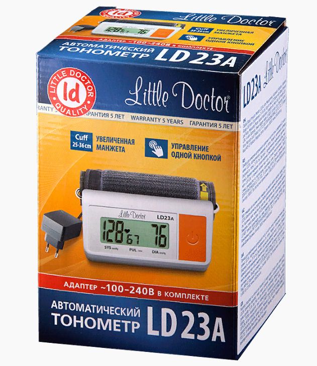 фото упаковки Тонометр автоматический Little Doctor LD23A