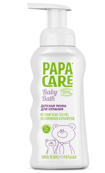 фото упаковки Papa Care Пенка детская для купания