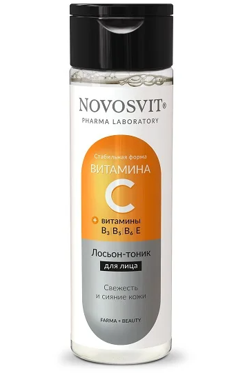 фото упаковки Novosvit Лосьон-тоник для лица с витамином С