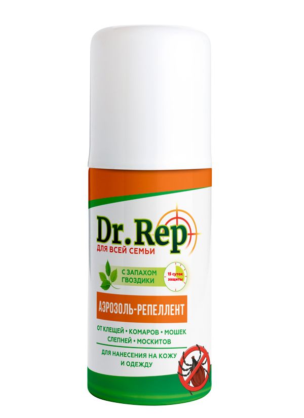 фото упаковки Dr. Rep Аэрозоль от клещей и комаров