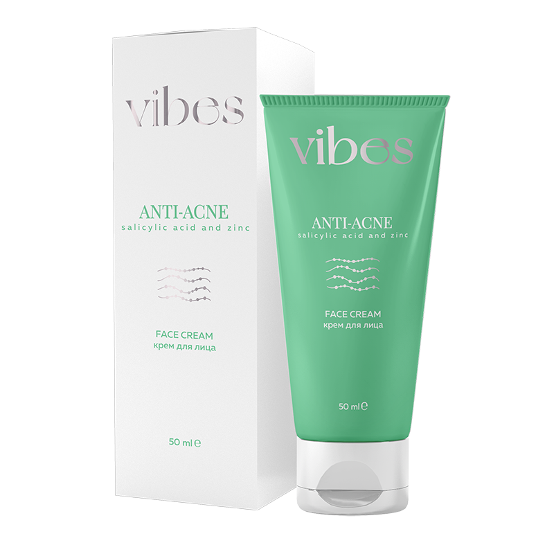 фото упаковки Vibes Анти-акне Крем для лица