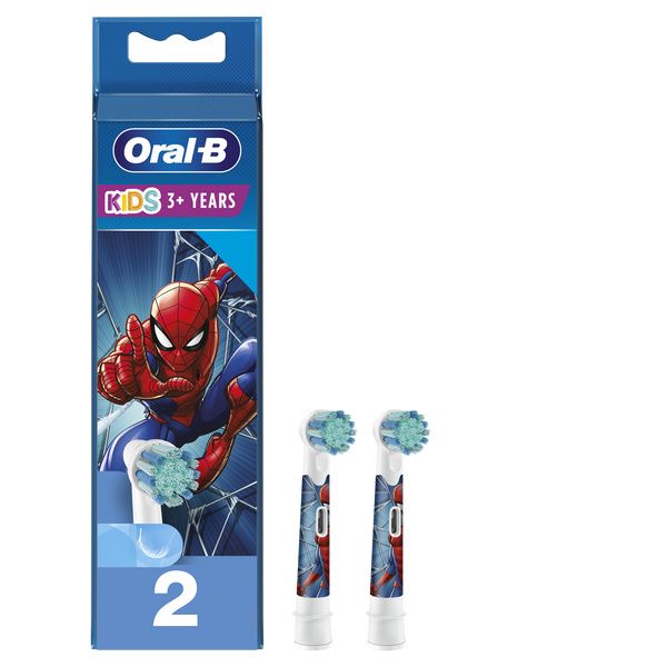 фото упаковки Насадки для электрической зубной щетки Oral-B Spiderman