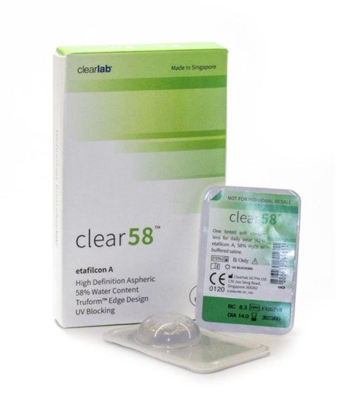 ClearLab Clear 58 Линзы контактные, -4.25, 8.3, 6 шт.
