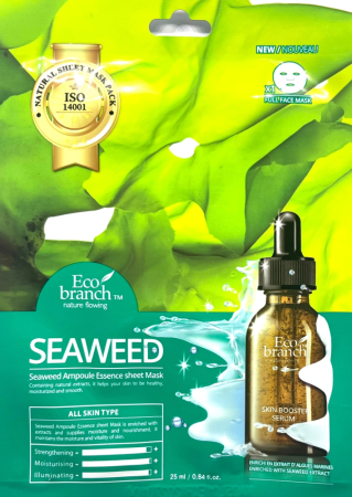 фото упаковки Eco Branch Маска ампульная тканевая Морские водоросли