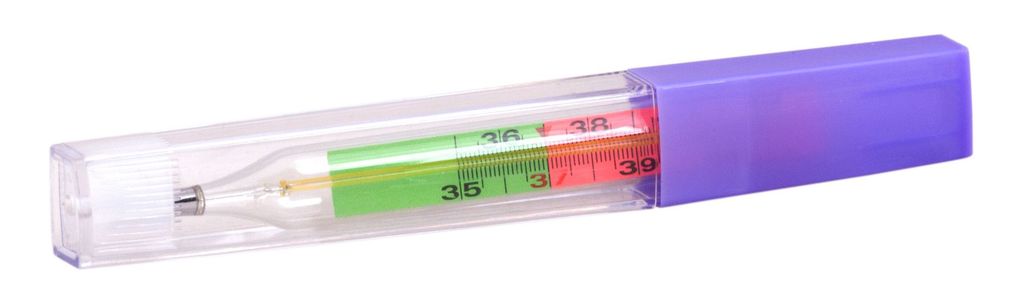 фото упаковки Термометр ртутный с защитным покрытием и цветной шкалой