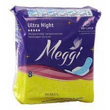 фото упаковки Meggi Ultra Night Прокладки гигиенические
