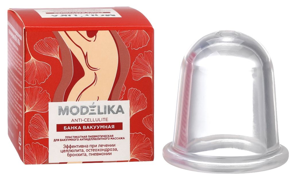 фото упаковки Modelika Банка вакуумная для антицеллюлитного массажа
