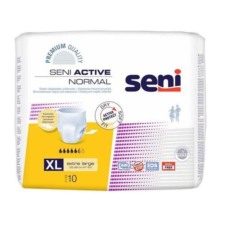 фото упаковки Seni Active Normal трусы впитывающие для взрослых