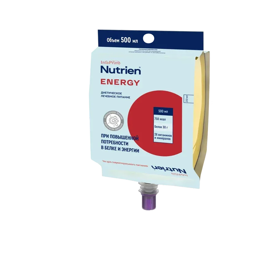 Nutrien Energy, смесь жидкая, с нейтральным вкусом, 500 мл, 1 шт.
