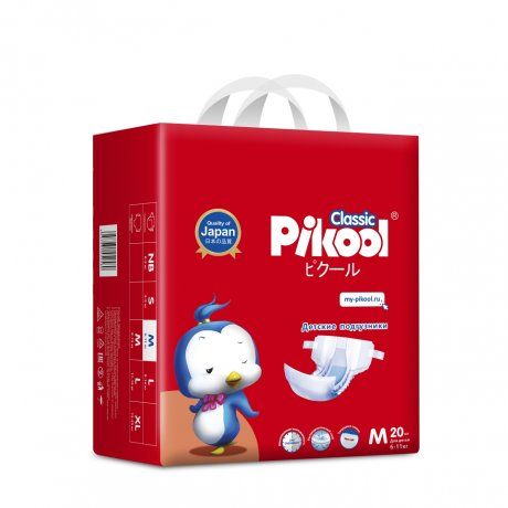 фото упаковки Pikool Classic Подгузники детские