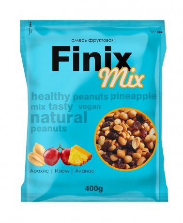 фото упаковки Finix Mix Смесь фруктовая Арахис изюм ананас