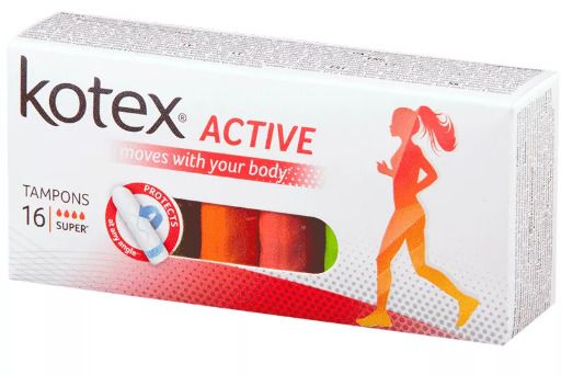 фото упаковки Kotex Active Super тампоны женские гигиенические