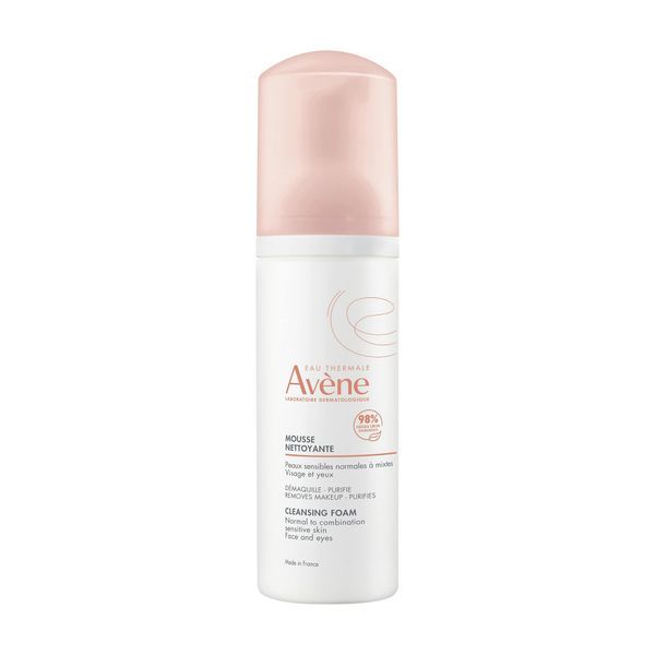 фото упаковки Avene пенка очищающая для лица и области вокруг глаз