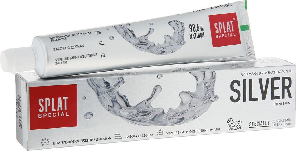 фото упаковки Splat Special Зубная паста Silver