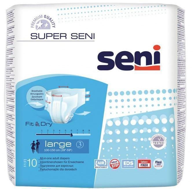 фото упаковки Seni Super Подгузники для взрослых