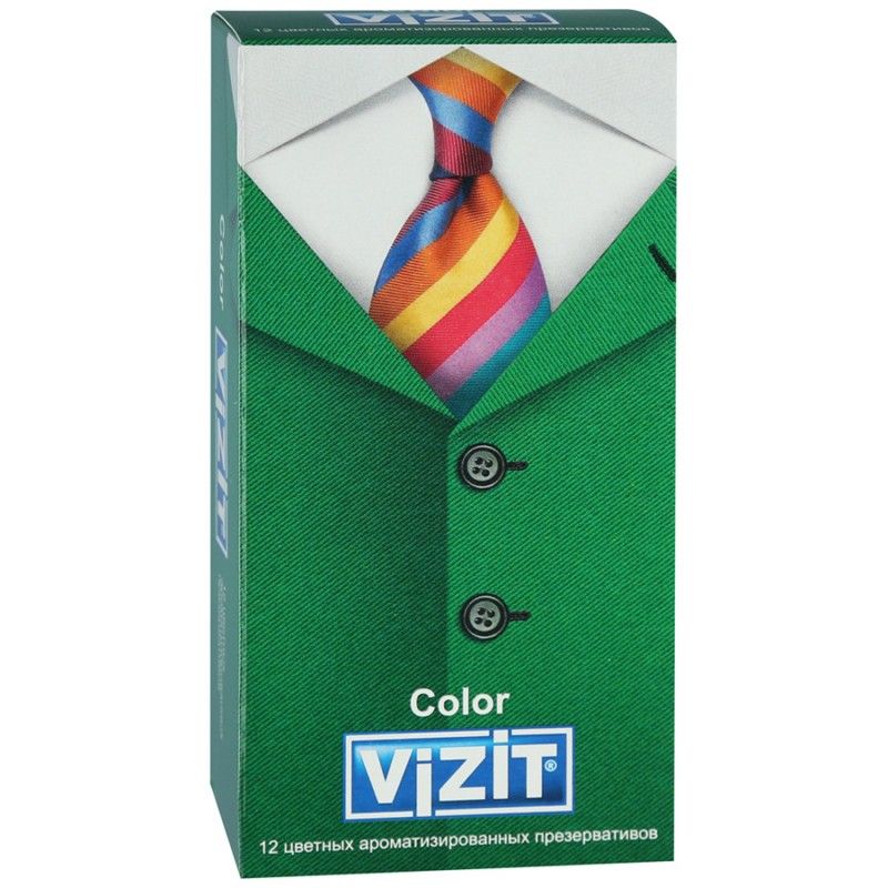 фото упаковки Презервативы Vizit Color