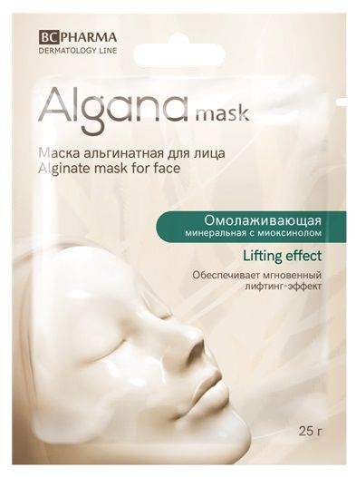 фото упаковки Algana Маска для лица альгинатная омолаживающая минеральная