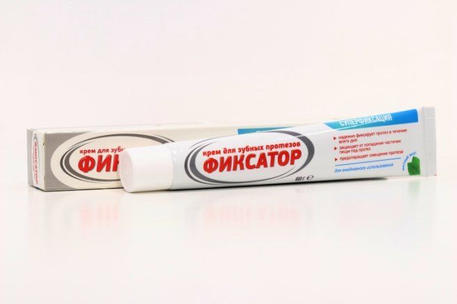 фото упаковки Фиксатор Крем для зубных протезов