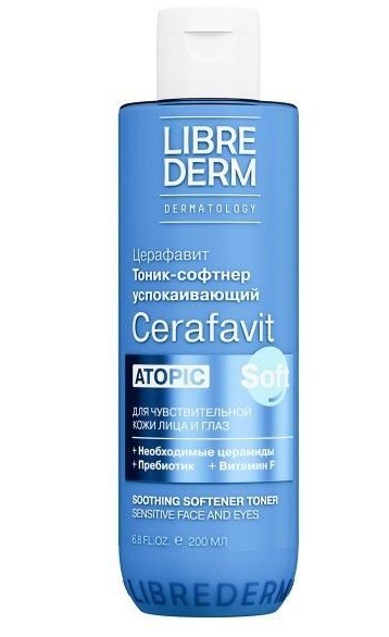 фото упаковки Librederm Cerafavit Тоник-софтнер для кожи лица и глаз