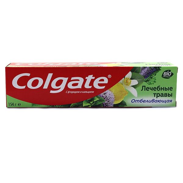 фото упаковки Colgate Лечебные травы Отбеливающая зубная паста