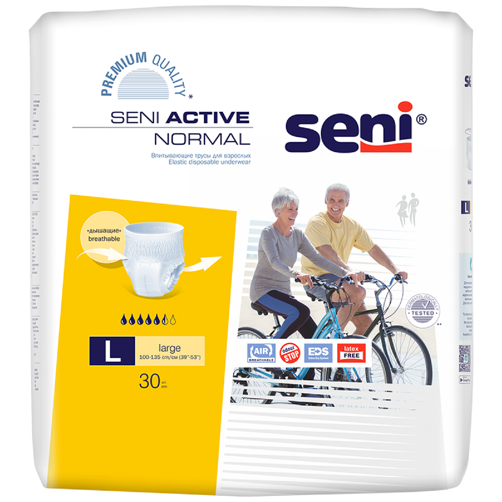 фото упаковки Seni Active Normal трусы впитывающие для взрослых