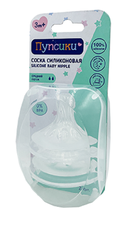 фото упаковки Пупсики Соска для бутылочек с широким горлом