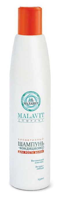 фото упаковки Малавит шампунь-кондиционер биоактивный для роста волос