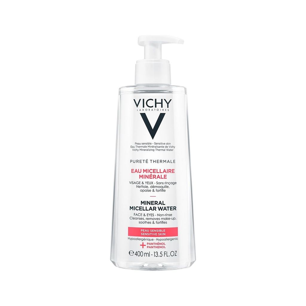 Vichy Purete Thermale Мицеллярная вода с минералами, мицеллярная вода, для чувствительной кожи, 400 мл, 1 шт.
