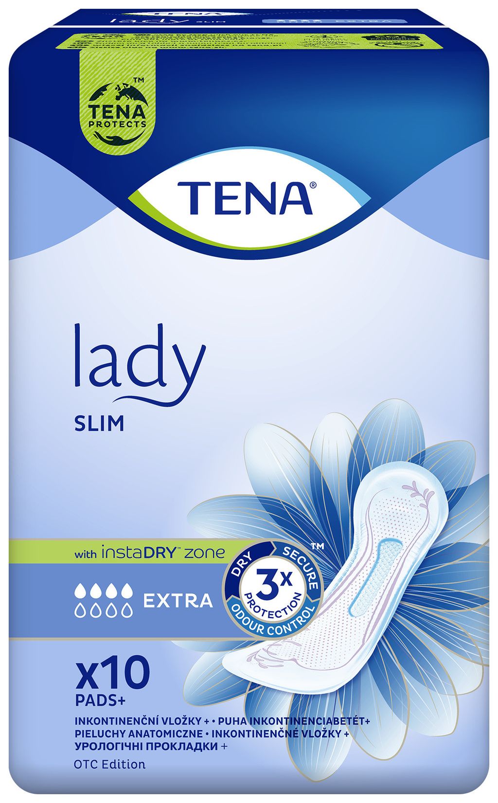 фото упаковки Прокладки урологические Tena Lady Slim Extra