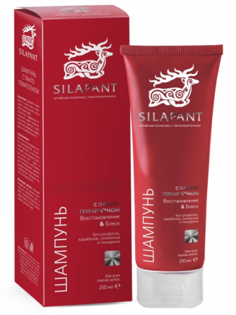 фото упаковки Силапант Шампунь для волос с Пантогематогеном
