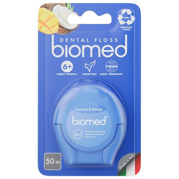 фото упаковки Biomed Нить зубная комплексная объемная
