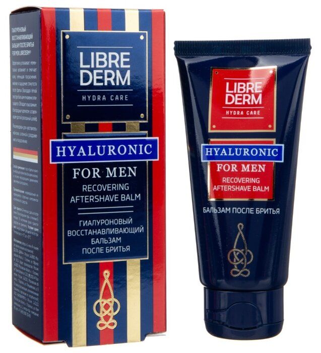 фото упаковки Librederm For Men гиалуроновый бальзам после бритья