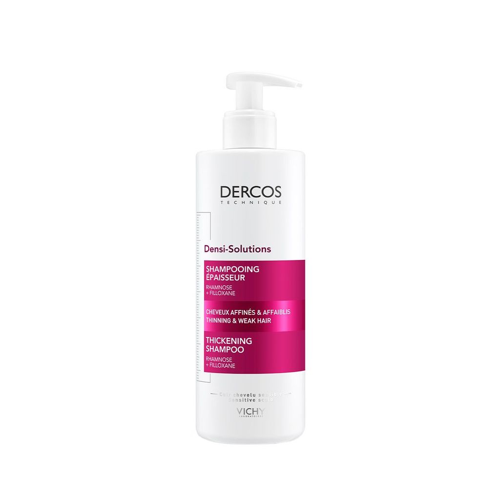 фото упаковки Vichy Dercos Densi-Solutions уплотняющий шампунь для ослабленных волос