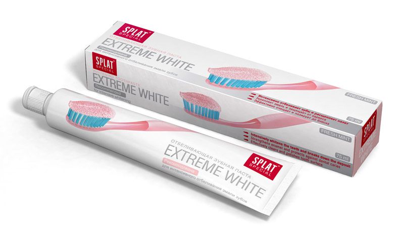 фото упаковки Splat Special Зубная паста Extreme white