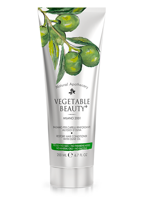 фото упаковки Vegetable Beauty Бальзам для волос Восстанавливающий с маслом оливы